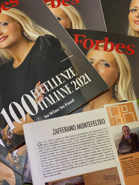Zafferano Montefeltro Premio Forbes 2021